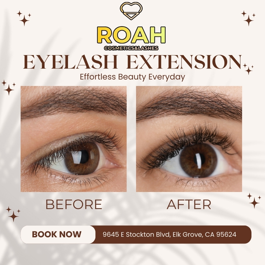 Roah Cosmetics and Lashes Elk Grove, CA 95624